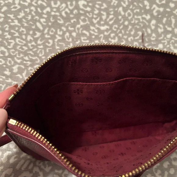 Tory Burch Tassel Crossbody purse,  Garnet - Picture 5 of 7